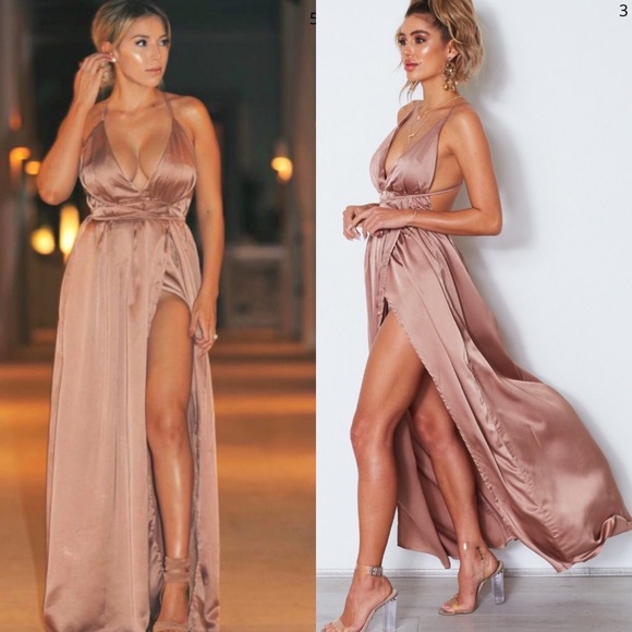 akela maxi dress bronze